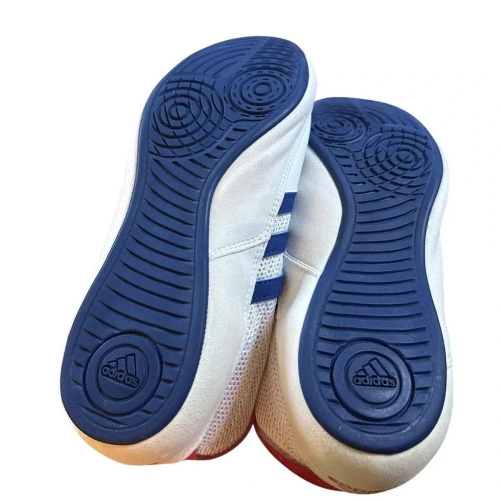 Adidas Combat Speed 4 White Red Blue High‎ Top Wrestling Shoes Men's 7